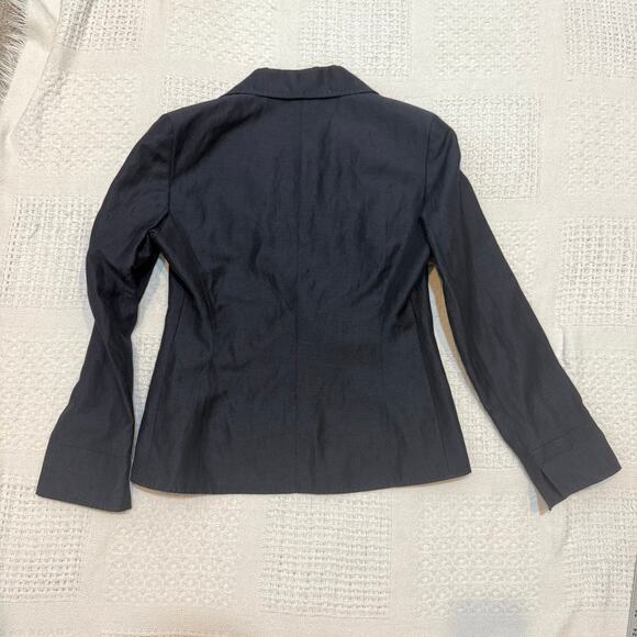 Lafayette 148 New York 4 linen wool blend blazer jacket C 3047 - Picture 11 of 12